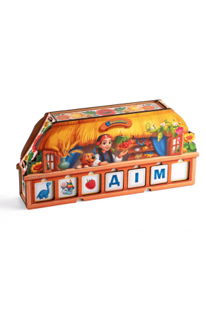 24 Дерев'яна дитяча розвиваюча гра Ребус