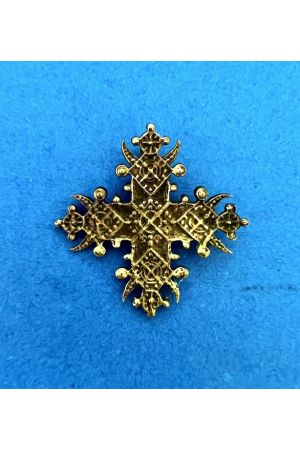 24 Pendant Cross Brass