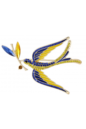 25 Brooch Пташка Миру