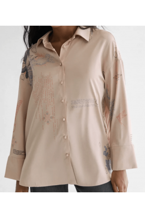 25 Designers Blouse Beige-S