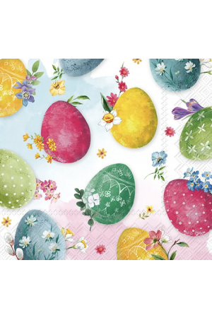 26 Napkins Spring Pysanky 