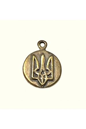 25 Pendant Tryzub Brass