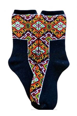25 Socks Vyshyvka Шкарпетки Black 1