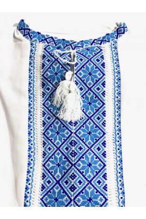 26 Boy's embroidered shirt Blue-15-16y