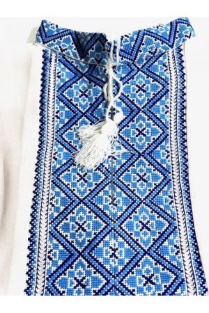 26 Boy's embroidered shirt Blue-16-17y