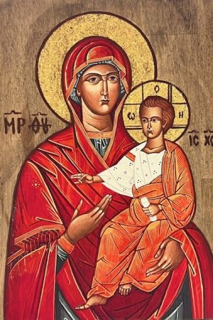 26 Icon Богородиця Одигітрія (Ювеналія Мокрицького) 29-20cm
