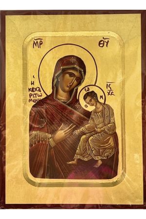 26 Icon Virgin Mary Full of Grace Благодатна Мати Божа 14x19cm