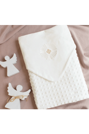 26 Kryzhma Cream Бежева крижма плед