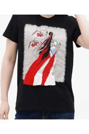 26 T-shirt Футболка з 3D вишивкою Катерина Black