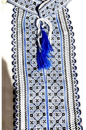 23 Boy Embroidered Shirt 7-8 yr Blue #118