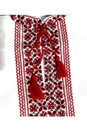 23 Boy Embroidered Shirt 8yr Red #102