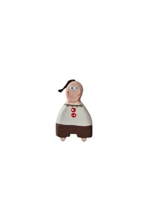 Button wooden boy S