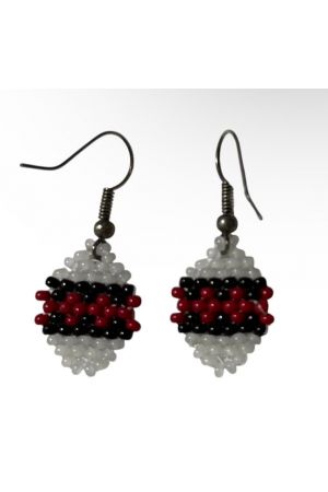 Earrings  Сережки Pysanky Бісер