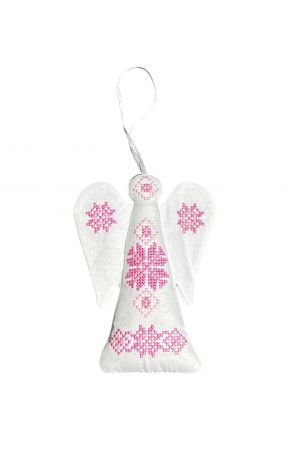 Embroidered Angel Pink