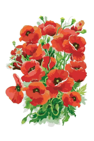 Embroidery Kit Набір для вишивання Маки
