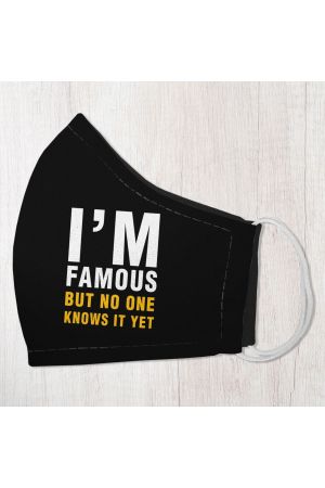 Face Mask I'm Famous S-M