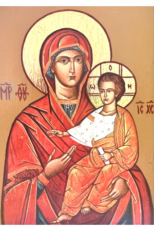 Icon Ікона Богородиця Одигітрія (Ювеналія Мокрицького) 14-21cm