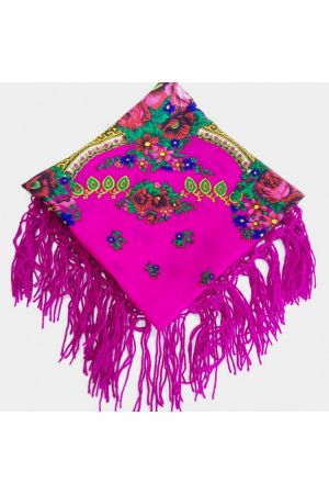 Fringe Scarf XL - Pink