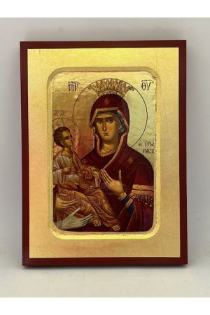 Icon Holy Virgin in a Crown and Jesus Ікона Божої Матері 20x14
