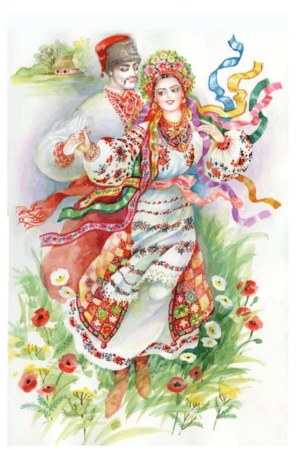 Картина Діамантова мозаїка "Гопак" 40*50см