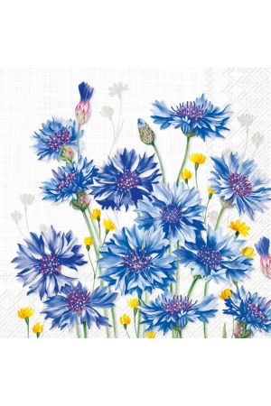 26 Napkins Corn Flowers Волошки L
