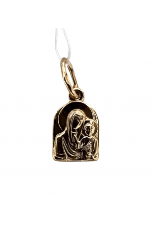 Pendant Golden Bohorodytsia Підвіска Богородиця 0.5g 