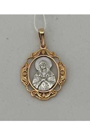 Pendant Підвіска Мати Божа Gold 1.42 g
