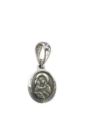 Pendant Silver Bohorodytsia Підвіска Богородиця 2.56g 