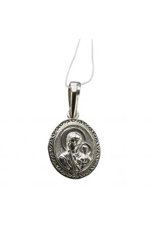 Pendant Silver Bohorodytsia Підвіска Богородиця 2 g 