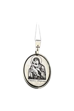 Pendant Silver Bohorodytsia Підвіска Богородиця 3.91g 
