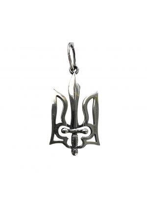 Pendant Silver Tryzub Підвіска Тризуб 1.9g 
