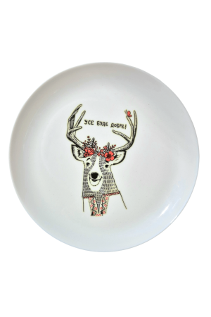 Plate Тарілка Олень