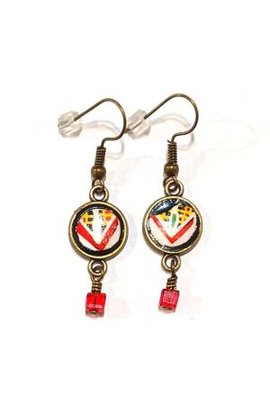 Pysanka earrings кульчики
