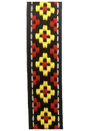 23 Ribbon 10 Embroidered Trim Стрічка 1.5cm-1