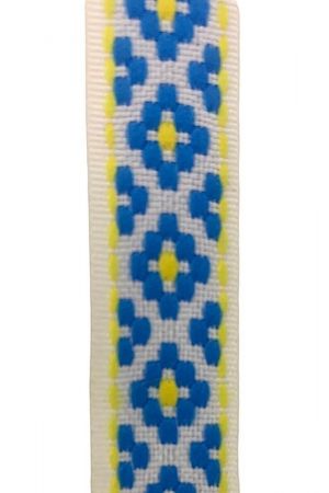 23 Ribbon 15 Embroidered Trim Стрічка 1.5cm-1
