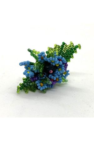 * Ring (blue flowers) - Перстень (сині квіти)
