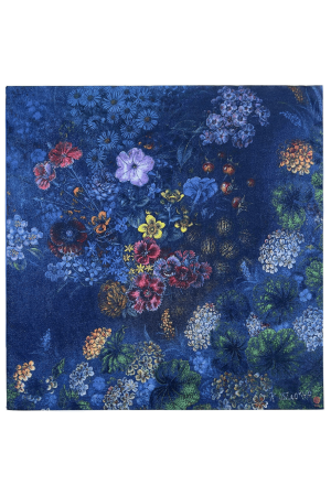 Scarf Хустка "Квіти та горіхи" Білокур