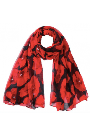 24 Scarf MAKY Long Black light