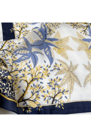 Scarf Синьо жовта осінь