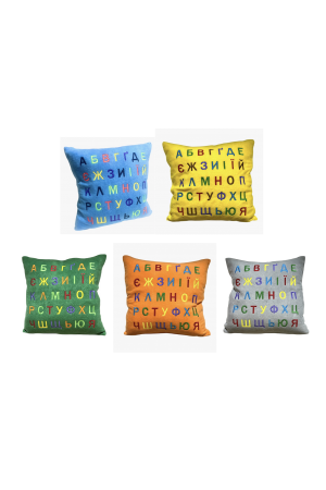 24 Подушка Pillow Абетка