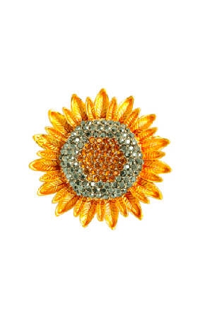 23 Sunflower Pin Brooch