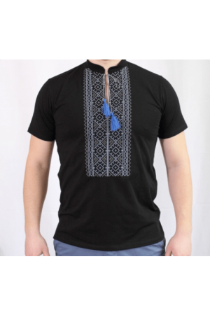 t-shirt-black-with-blue-vyshyvka
