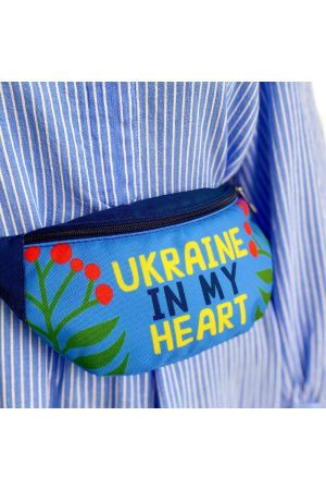 Waist Bag Banana Purse Ukraine in my heart